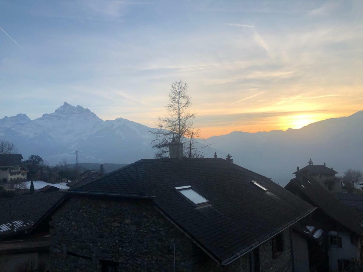 Chalet Rouge Coeur Bex Eksteriør bilde