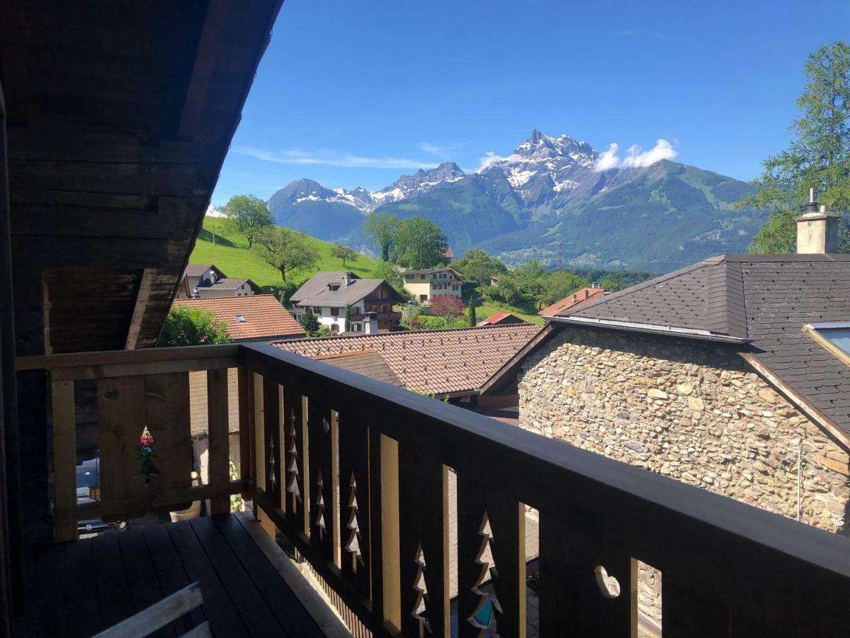 Chalet Rouge Coeur Bex Eksteriør bilde